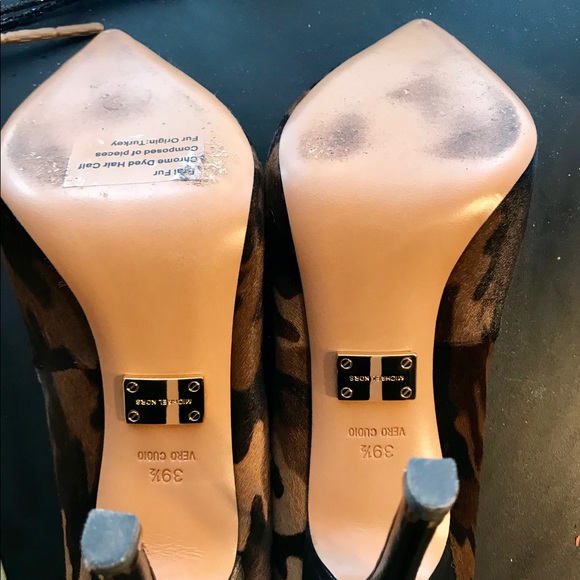 🔥🍁EUC Michael Kors print heels-FAB!like new! 8.5 - Picture 8 of 8